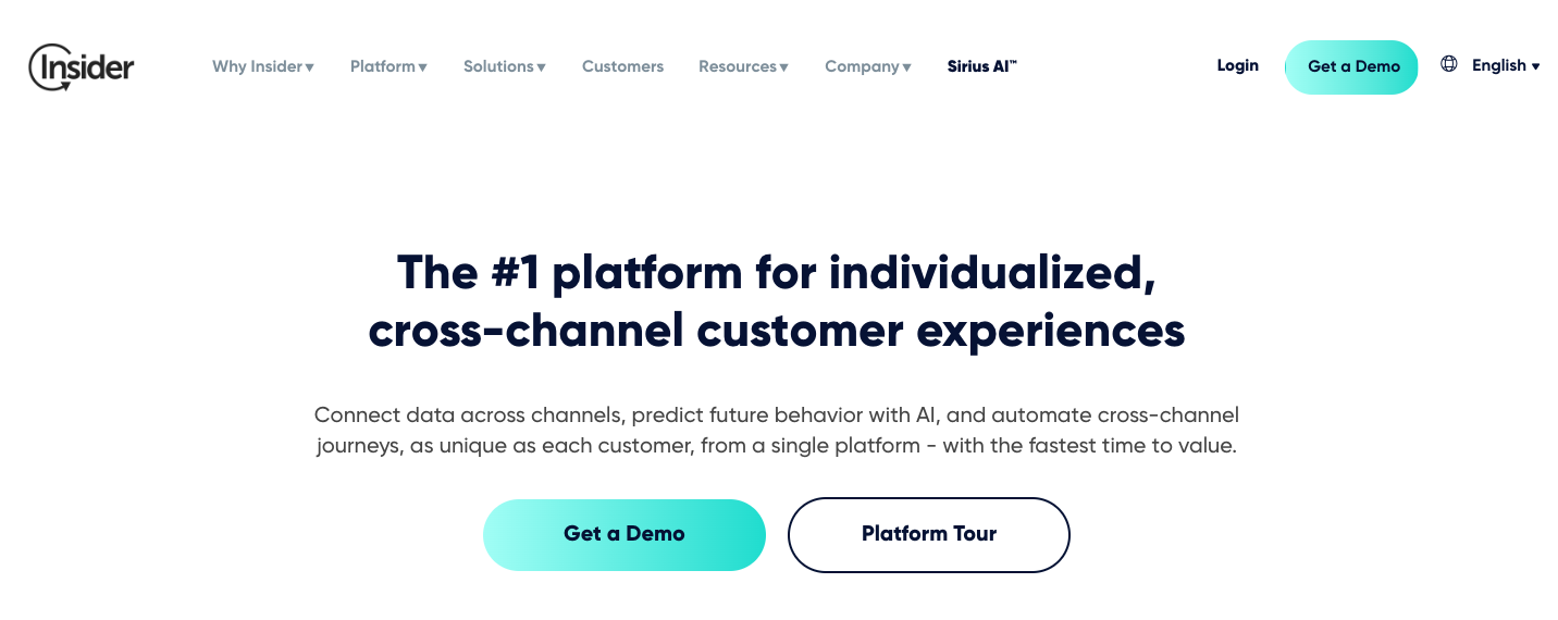 Insider homepage